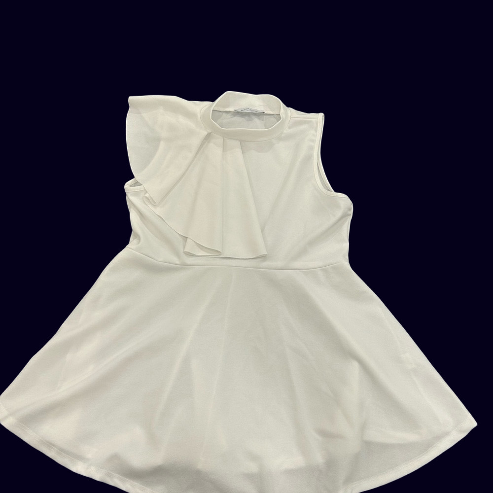 My Bump White Maternity Blouse